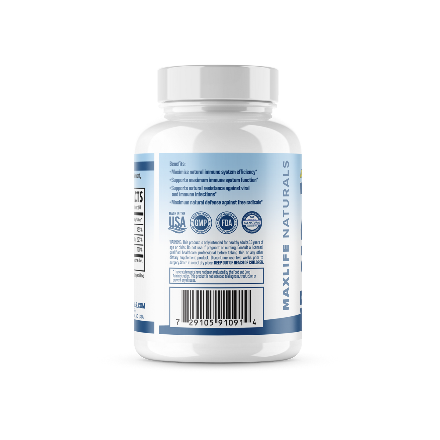 ZINC + Immune Health Support - Enhanced with Vitamin D3 and K2