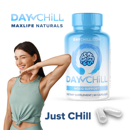 Day Chill™ DHH-B (Dihydrohonokiol-B) Supplement 10mg | Natural Anti-Anxiety & Stress Support – 60 Capsules - Natural Stress Reducing Breakthrough