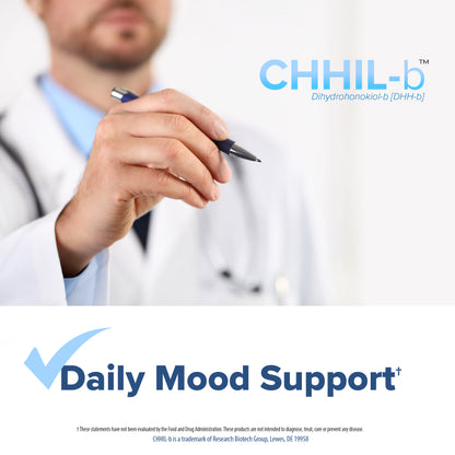 Day Chill™ DHH-B (Dihydrohonokiol-B) Supplement 10mg | Natural Anti-Anxiety & Stress Support – 60 Capsules - Natural Stress Reducing Breakthrough