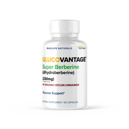 GlucoVantage - Super Berberine (DihydroBerberine) with Ceylon Cinnamon