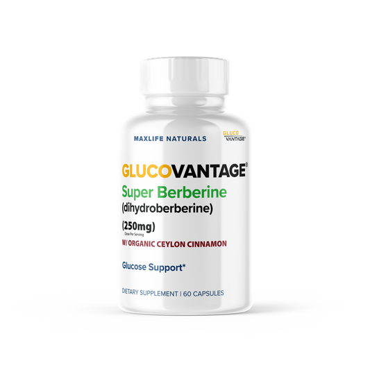 GlucoVantage - Super Berberine (DihydroBerberine) with Ceylon Cinnamon