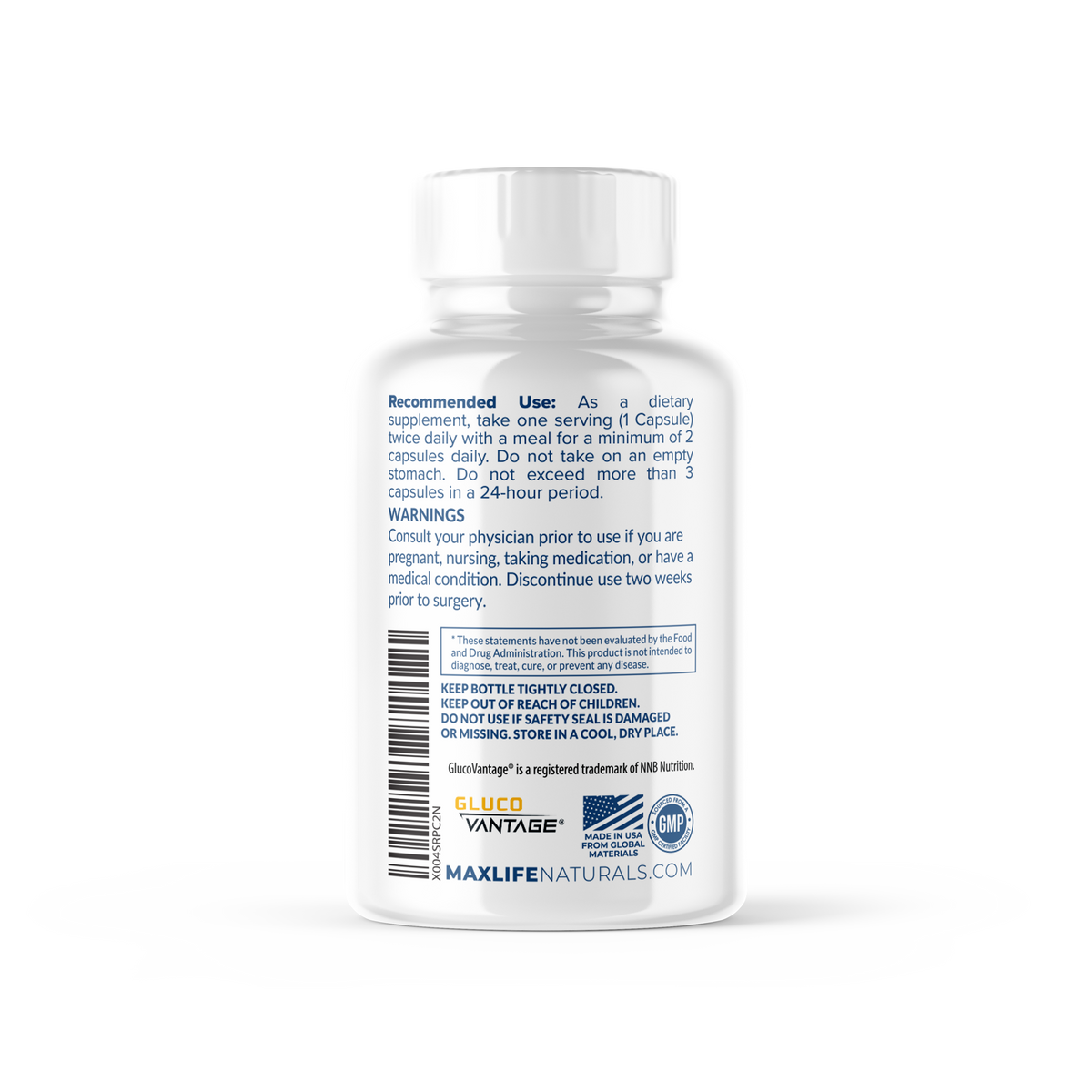 GlucoVantage - Super Berberine (DihydroBerberine) with Ceylon Cinnamon