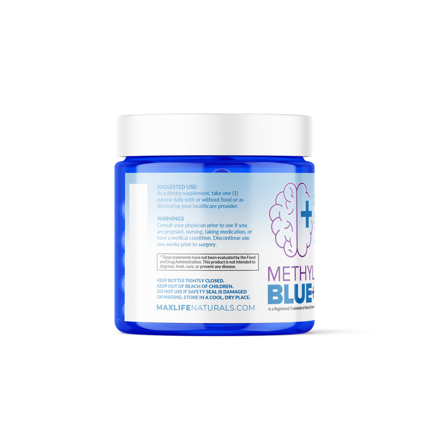 Liposomal Methylene Blue Gummies – 60ct | Enhanced Cellular Energy & Brain Support