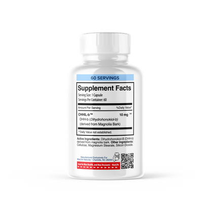 Day Chill™ DHH-B (Dihydrohonokiol-B) Supplement 10mg | Natural Anti-Anxiety & Stress Support – 60 Capsules - Natural Stress Reducing Breakthrough