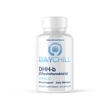 Day Chill™ DHH-B (Dihydrohonokiol-B) Supplement 10mg | Natural Anti-Anxiety & Stress Support – 60 Capsules - Natural Stress Reducing Breakthrough