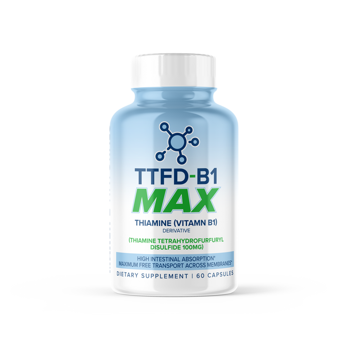 TTFD - B1 Max - Thiamine Vitamin B1 TTFD - 100mg – MaxLife Naturals