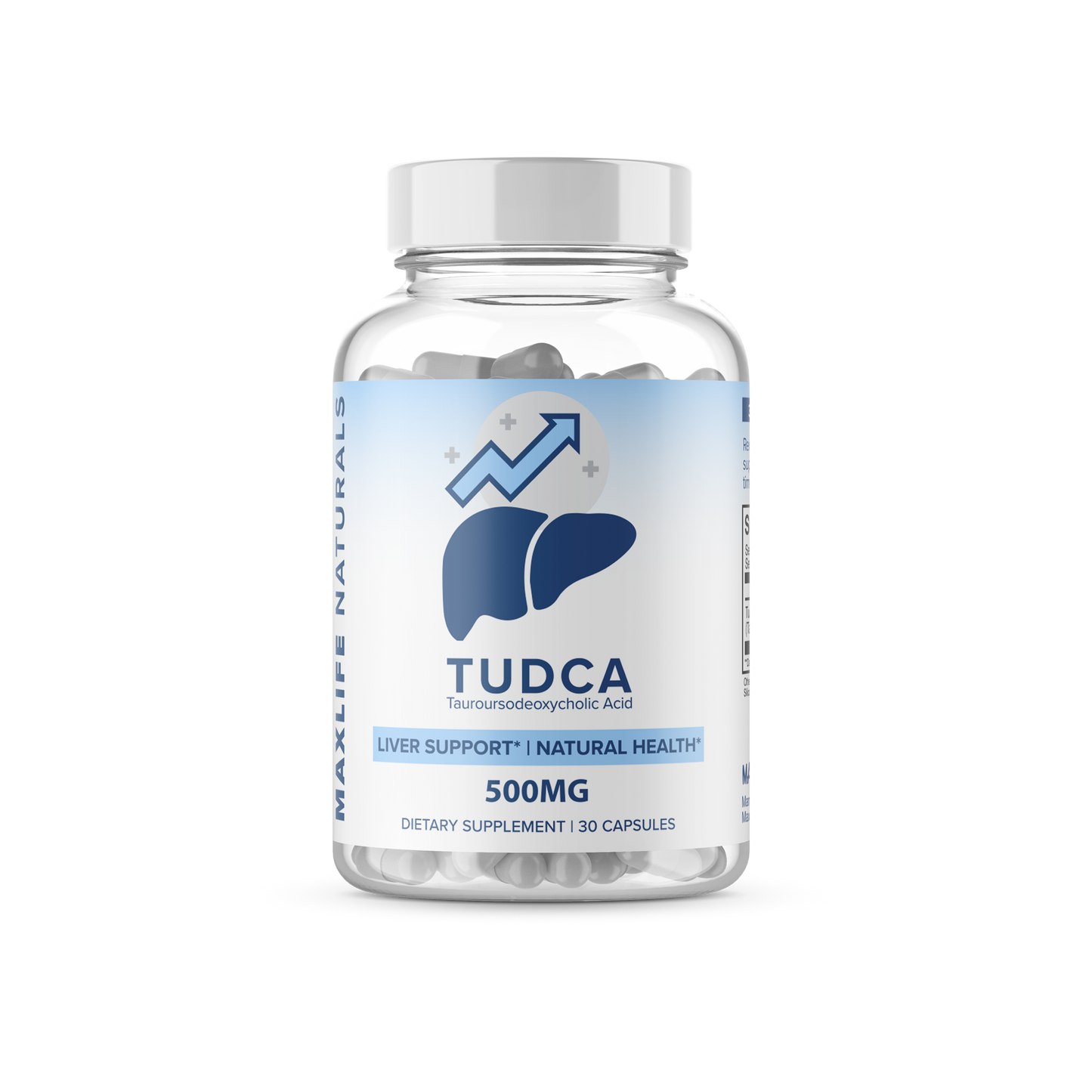 Tudca 500mg 30 Day  -  Liver and Nerve Cell Support